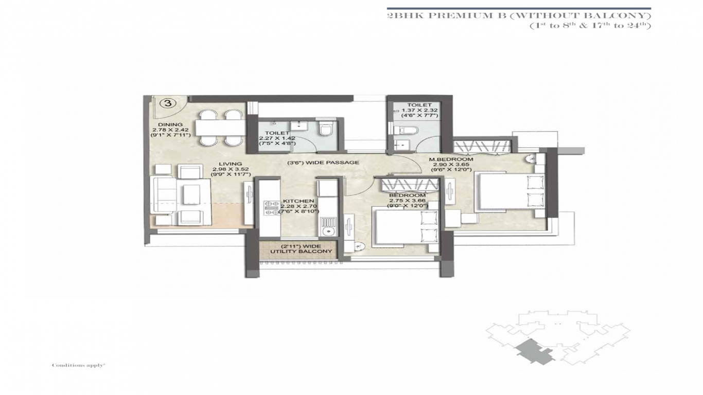 Kalpataru Paramount Offers Lavish 2BHK Starting 99 Lacs